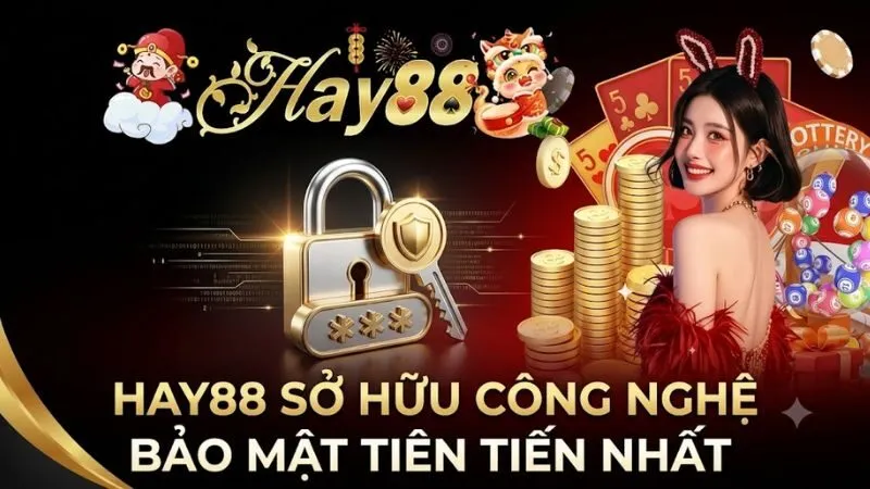 Biểu tượng khiên bảo mật và dấu tích xanh thể hiện sự uy tín của nhà cái